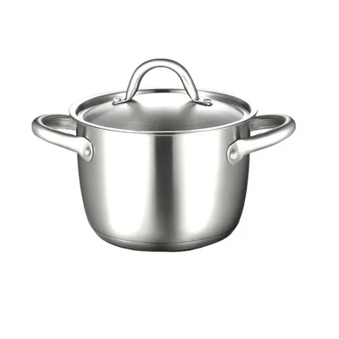 Nồi Inox Edelkochen N18-3DED 18cm 5 Lớp Đáy - Chất Liệu Cao Cấp, Đun Nấu Trên Tất Cả Các Loại Bếp, Dung Tích 3 Lít