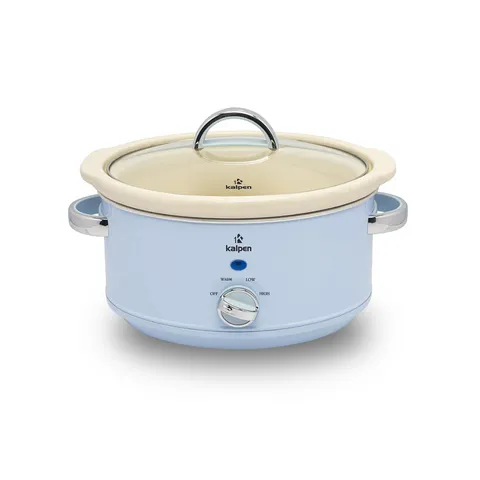 Nồi Nấu Chậm Kalpen SK1 3.5L - Thiết Kế Hiện Đại, Chức Năng Giữ Ấm & Chống Trào, Lý Tưởng Cho Món Cháo và Soup Cho Bé
