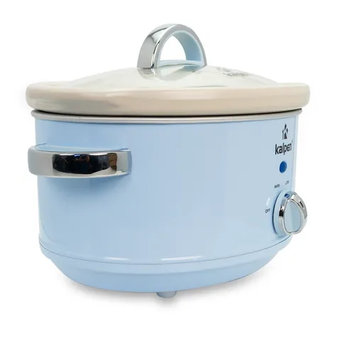 Nồi Nấu Chậm Kalpen SK1 3.5L - Thiết Kế Hiện Đại, Chức Năng Giữ Ấm & Chống Trào, Lý Tưởng Cho Món Cháo và Soup Cho Bé