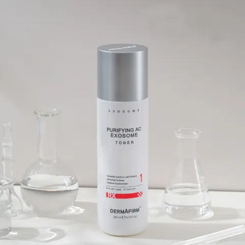 Nước Cân Bằng Da Dầu Mụn Dermafirm Purifying AC Exosome Toner 200ml - Kiểm Soát Dầu, Kháng Viêm, Cấp Ẩm Và Phục Hồi Da Mụn