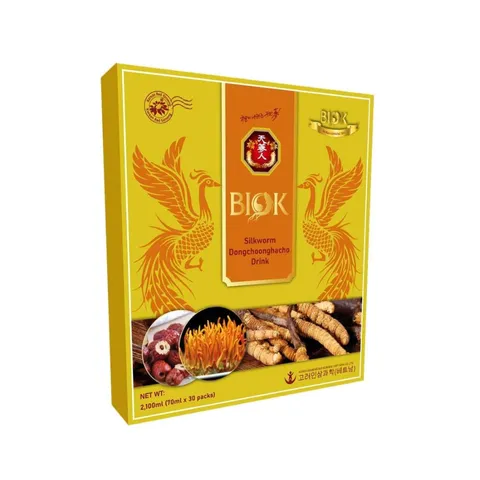 Nước Uống Đông Trùng Hạ Thảo Biok 30 Gói 70ml - Tăng Cường Đề Kháng, Hỗ Trợ Sức Khỏe, Nguồn Dinh Dưỡng Từ Hàn Quốc