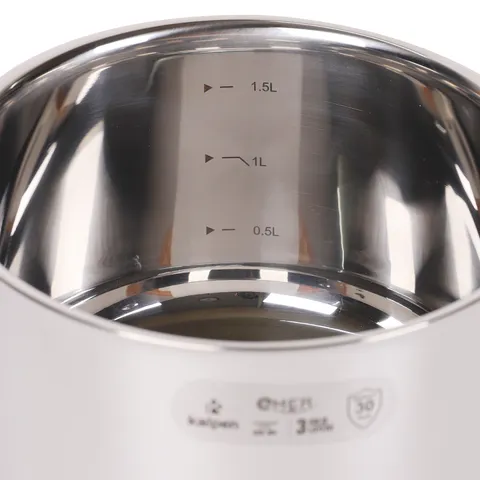 Quánh Inox 3 Lớp Liền Khối Đáy Từ Kalpen Emer EM16 - Dùng Cho Bếp Từ, Gas, Chịu Nhiệt Tốt - Chất Liệu Inox 304 An Toàn