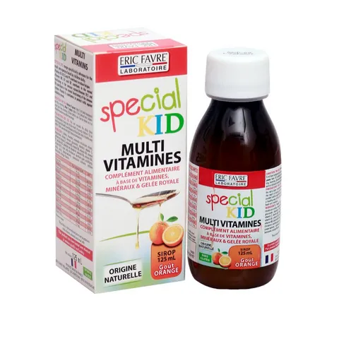 Siro Special Kid Multivitamines - Hỗ trợ bổ sung vitamin và khoáng chất cho trẻ, tăng cường sức đề kháng - Chính hãng Pháp