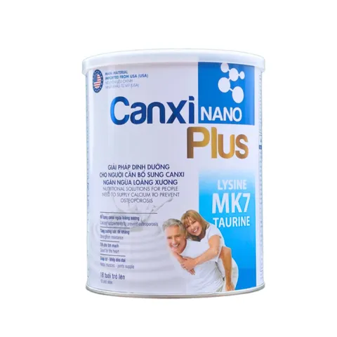 Sữa Bột Canxi Nano Gold 400g - Hỗ Trợ Xương Khớp, Ngừa Loãng Xương, Dinh Dưỡng Cho Người Lớn Tuổi