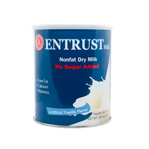 Sữa Entrust Milk Hương Vani Dinh Dưỡng Cho Người Tiểu Đường và Ăn Kiêng - Hỗ Trợ Sức Khỏe, Dễ Tiêu Hóa, Chất Lượng Cao 400g