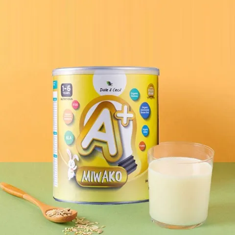 Sữa Thực Vật Hữu Cơ Miwako A+ Vị Vani Cho Bé Từ 1-6 Tuổi - Bổ Sung Vitamin Và Khoáng Chất Phát Triển Khoa Học Giai Đoạn Nhỏ Tuổi
