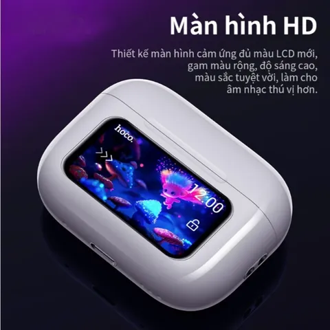 Tai Nghe Bluetooth 5.4 Hoco EW72 Màn LED Cảm Ứng - Chống Ồn ANC, Âm Thanh Chất Lượng Cao, Hỗ Trợ Chức Năng Thông Minh, Thời Gian Sử Dụng 4 Giờ