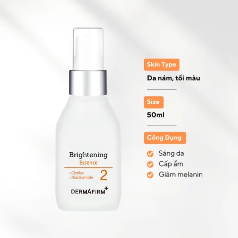 Tinh Chất Dưỡng Sáng Da Dermafirm Brightening Essence 50ml - Giúp Làm Mờ Đốm Nám, Tăng Cường Độ Sáng, Phù Hợp Mọi Loại Da