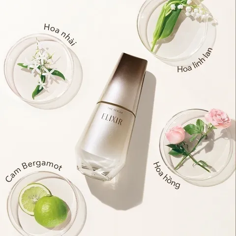 Tinh Chất Hỗ Trợ Trẻ Hóa Da Shiseido Elixir The Serum 50ml - Làm Da Đều Màu, Cải Thiện Nếp Nhăn, Cấp Ẩm Sâu