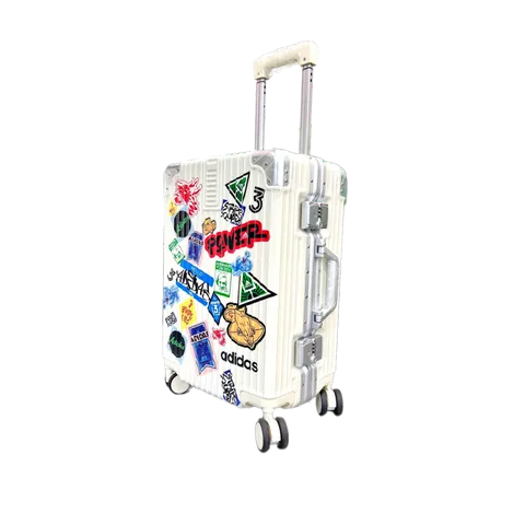 Vali Adidas Sticker Power 22 inch - Kéo Cabin Nhẹ, 4 Bánh Xe Quay 360 Độ, Thiết Kế Họa Tiết Sticker Độc Đáo, Dành Cho Đi Du Lịch