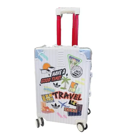 Vali Kéo Adidas Sticker Have A Good Time - Nhựa Cao Cấp, 20 Inch Để Du Lịch, Thiết Kế Độc Đáo, Bền Bỉ