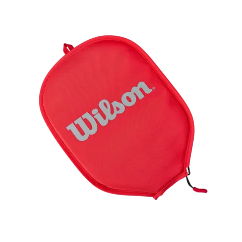 Vỏ bọc bảo vệ vợt Pickleball Wilson Cover WR8905600 - Chất liệu Polyester bền, bảo vệ vợt hiệu quả, màu xám/đỏ