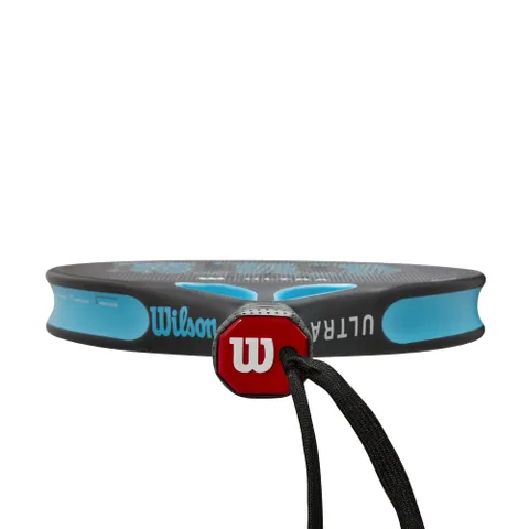 Vợt Padel Wilson Ultra Elite V2 Black/Blue - Dụng Cụ Thể Thao Cao Cấp Chống Shock với Công Nghệ Opti Grip, Trọng Lượng Nhẹ 361g