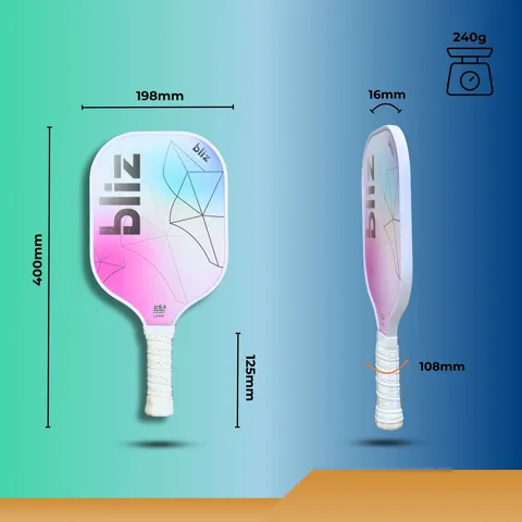 Vợt Pickleball Bliz Glassfiber L3-614 - Vợt Nhẹ, Độ Bền Cao, Thiết Kế Đẳng Cấp Cho Người Chơi Pickleball Nâng Cao Kỹ Năng
