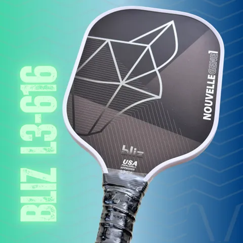 Vợt Pickleball Bliz L3-616 Sợi Thủy Tinh - Dành Cho Người Mới, Thiết Kế Cân Bằng Tấn Công và Kiểm Soát, Giá Rẻ, Thoải Mái Sử Dụng.