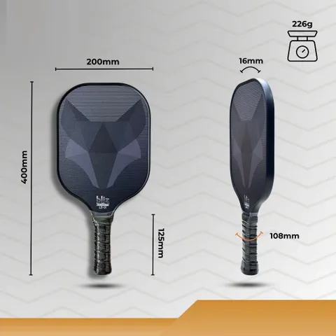 Vợt Pickleball Bliz LB-01 - Sợi Carbon T300 Chất Lượng Cao, Kiểm Soát Tốt, Phù Hợp Người Mới Chơi, Tặng Kèm Đồ Chơi