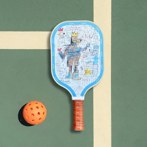 Vợt Pickleball Carbon Fiber T300 BlizCT-09 - Thiết Kế Họa Tiết Jean Michel Basquiat, Trọng Lượng Nhẹ, Chơi Tấn Công và Phòng Thủ Xin Chào