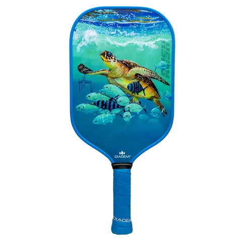 Vợt Pickleball Diadem Rush Guy Harvey Limited Edition - Thiết kế độc đáo nghệ thuật biển, nhẹ và bền cho người chơi kiểm soát tốt nhất.