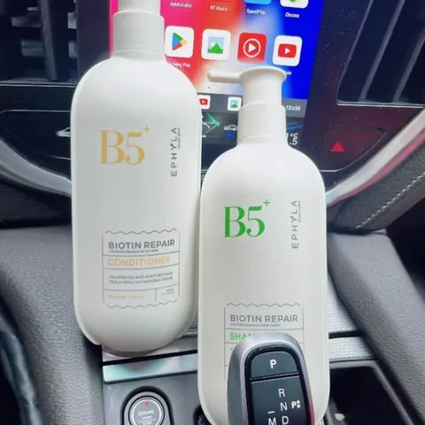 Bộ Dầu Gội Xả EPHYLA B5 Biotin Repair 800ml - Chăm Sóc Tóc Hư Tổn, Khô Xơ, Giảm Rụng Tóc, Mềm Mượt, Dưỡng Ẩm