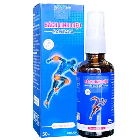 Chai Xịt Xoa Bóp Chấn Thương Bách Linh Diệu Giảm Đau, Hỗ Trợ Lưu Thông Máu, Đau Nhức Xương Khớp