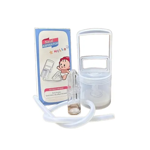 Dụng cụ hút mũi kéo tay Nasal Aspirator Hello - Tiện lợi, an toàn cho trẻ em 0-6 tuổi, dễ vệ sinh, không cần pin, không gây tiếng ồn