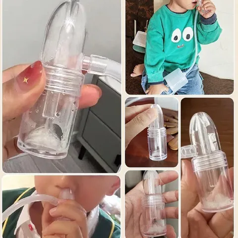 Dụng cụ hút mũi kéo tay Nasal Aspirator Hello - Tiện lợi, an toàn cho trẻ em 0-6 tuổi, dễ vệ sinh, không cần pin, không gây tiếng ồn