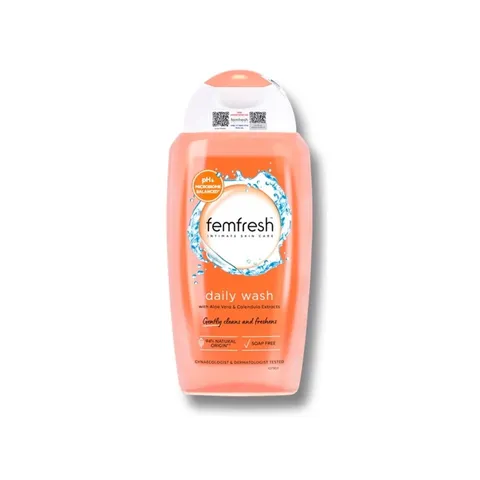 Dung dịch vệ sinh Femfresh Daily 250ml - Giải pháp vệ sinh nhẹ nhàng cho phụ nữ, kháng viêm, kháng khuẩn, bảo vệ vùng kín sạch sẽ, thơm tho