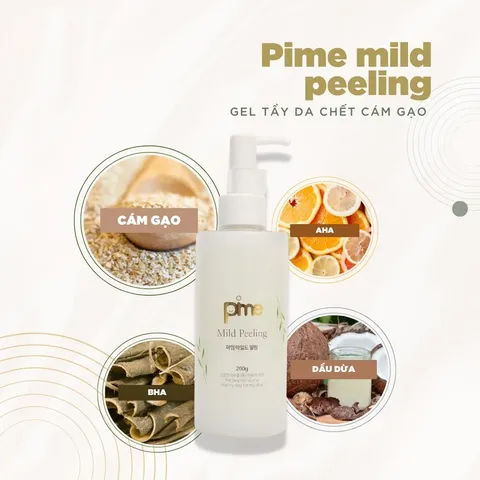 Gel Tẩy Tế Bào Chết Pime Mild Peeling - Sản Phẩm Chăm Sóc Da Mặt Giúp Làm Sáng Da, Dưỡng Ẩm, Phù Hợp Với Da Nhạy Cảm