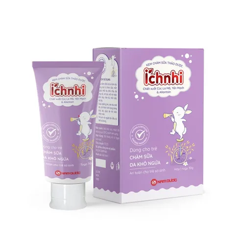 Kem Bôi Chàm Sữa Thảo Mộc Ích Nhi - Dưỡng Ẩm, Làm Dịu Da Bị Ngứa, Khô, Rát Cho Bé - Sản Phẩm Tự Nhiên, An Toàn, 30g