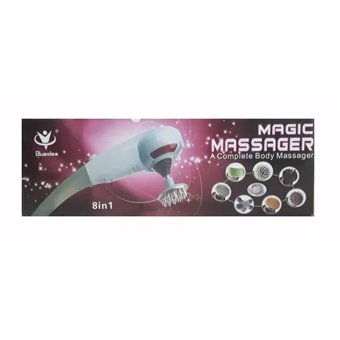 Máy Massage Cầm Tay King Massager 7 Đầu - Thiết Bị Massage Toàn Thân Hỗ Trợ Giảm Đau Nhức và Thư Giãn, Chính Hãng Kingsport
