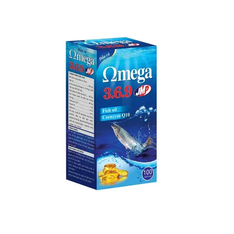 Viên uống Omega 3-6-9 (mẫu xanh) – Tăng cường thị lực, hỗ trợ sức khỏe tim mạch với Coenzym Q10, Vitamin E và A, 100 viên