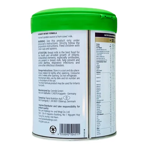 Sữa Bột Hismart Germany Số 1 Cho Bé Từ 0-6 Tháng - Chuyên Bổ Sung DHA Cao, Phát Triển Trí Não Tốt Nhất 800g