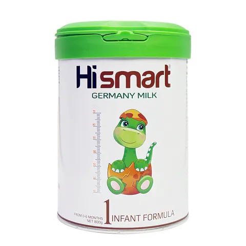 Sữa Bột Hismart Germany Số 1 Cho Bé Từ 0-6 Tháng - Chuyên Bổ Sung DHA Cao, Phát Triển Trí Não Tốt Nhất 800g