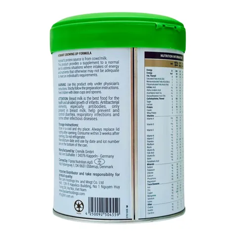 Sữa Hismart Germany số 3 cho trẻ từ 12-36 tháng - Hỗ trợ phát triển trí tuệ, xương chắc khỏe và miễn dịch tốt
