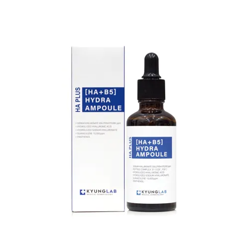 Serum KyungLab Ha Plus Hydra Ampoule B5 50ml - Tinh chất cấp nước, phục hồi và làm căng bóng da tự nhiên, phù hợp mọi loại da
