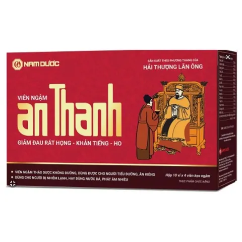 Viên Ngậm An Thanh Nam Dược Hỗ Trợ Giảm Ho, Khản Tiếng Từ Thiên Nhiên - Sản Phẩm An Toàn Cho Sức Khỏe