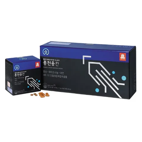 Viên hồng sâm KGC Hong Cheon Woong Khan cho nam giới - Hỗ trợ tăng cường sức khỏe, chức năng sinh lý và sức bền - 180 viên bổ dưỡng
