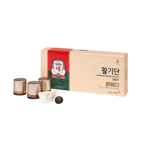 Viên Hồng Sâm Vital Pill KGC Hwal Gi Dan - Bổ Sung Sức Khỏe, Giảm Căng Thẳng, Tăng Cường Đề Kháng - Hộp 10 Viên 375g