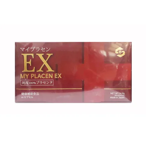 Viên Nhau Thai Tươi My Placen EX Nhật Bản - Tế Bào Gốc Làm Đẹp Da, Cải Thiện Nội Tiết Tố, Hỗ Trợ Sức Khỏe Tổng Thể 60 Viên