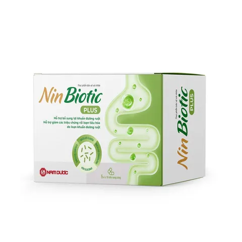 Viên Uống Hỗ Trợ Bổ Sung Lợi Khuẩn NinBiotic Plus Nam Dược - Cân Bằng Hệ Vi Sinh, Tăng Cường Sức Khỏe Đường Ruột Cho Trẻ Em và Người Lớn
