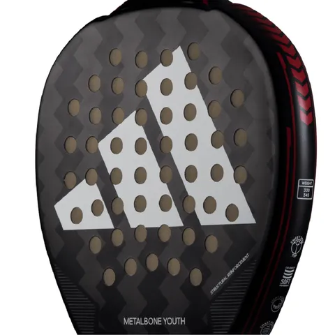 Vợt Padel Adidas Metalbone Youth 3.3 - Màu Đen/Đỏ, Nhẹ, Dễ Chơi, Chất Liệu Cao Cấp, Dành Cho Người Mới Bắt Đầu