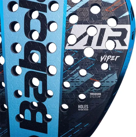 Vợt Padel Babolat Air Viper 2024 - Racket Carbon X-EVA Siêu Nhẹ 355g, Công Nghệ VIBRABSORB, Kiểm Soát Tốt và Hiệu Suất Cao