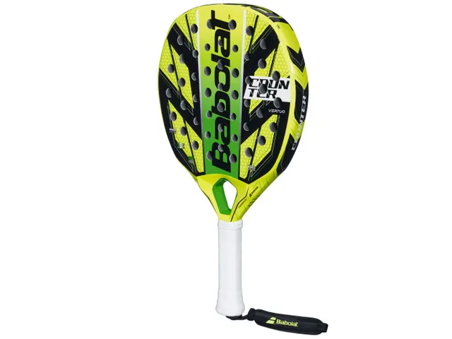 Vợt Padel Babolat Counter Vertuo 350g - Racket Tennis Xoáy Tròn Chất Liệu Carbon với Công Nghệ Giảm Rung