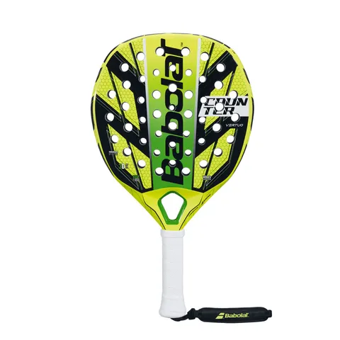 Vợt Padel Babolat Counter Vertuo 350g - Racket Tennis Xoáy Tròn Chất Liệu Carbon với Công Nghệ Giảm Rung