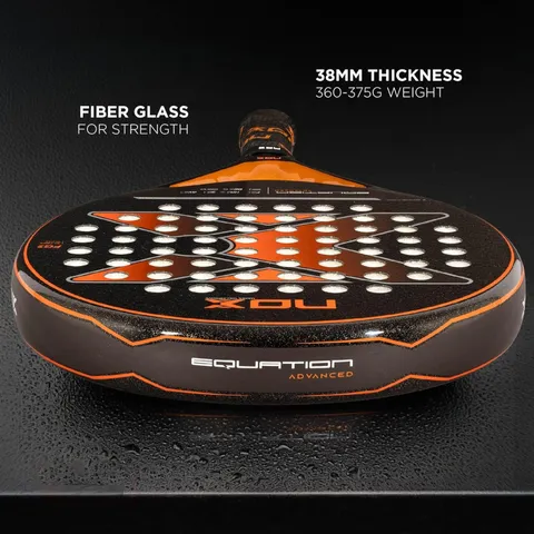Vợt Padel Nox Equation Advanced 2022 - Thiết Kế Gọt Nước, Công Nghệ HR3, Cao Cấp Cho Người Chơi Padel Trung Cấp