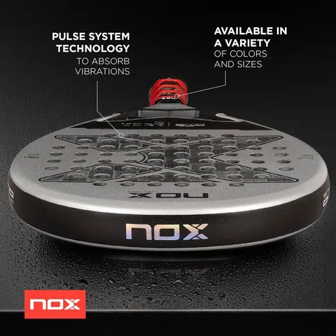Vợt Padel Nox Racket AT10 by Agustin Tapia 2024 - Thiết kế Carbon nhôm 18K, Lõi MLD Black Eva, Dành cho Người Mới và Chuyên Nghiệp
