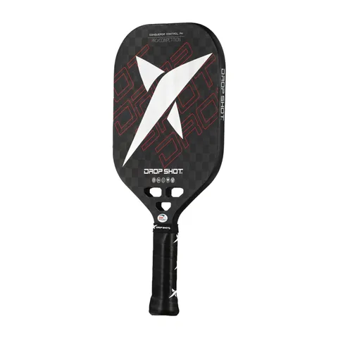 Vợt Pickleball Drop Shot Conqueror Control 2024 Đen/Bạc - Vợt Chuyên Nghiệp, Dành Cho Người Mới Bắt Đầu, Tối Ưu Sự Kiểm Soát