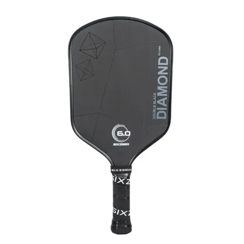 Vợt Pickleball Six Zero Double Black Diamond Control 14mm - Độ Bền Cao, Kiểm Soát Tối Đa, Cảm Giác Chạm Bóng Mượt Mà Cho Người Chơi Chuyên Nghiệp