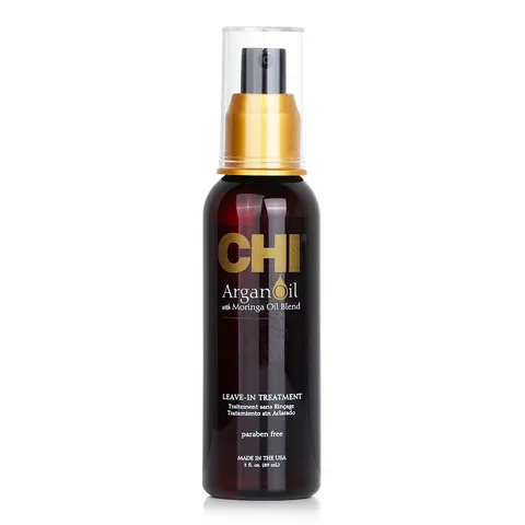 Xịt Dưỡng Xả Khô CHI Argan Oil Leave-in Treatment 89ml - Phục Hồi Tóc Khô Xơ, Tăng Độ Bóng và Mượt Tóc, Chăm Sóc Tóc Hư Tổn
