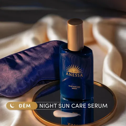 Serum Anessa Night Sun Care 180ml - Dưỡng ẩm, Phục hồi da sau nắng, Mờ đốm sạm, Chăm sóc da hiệu quả, Mùi hương lavender thư giãn